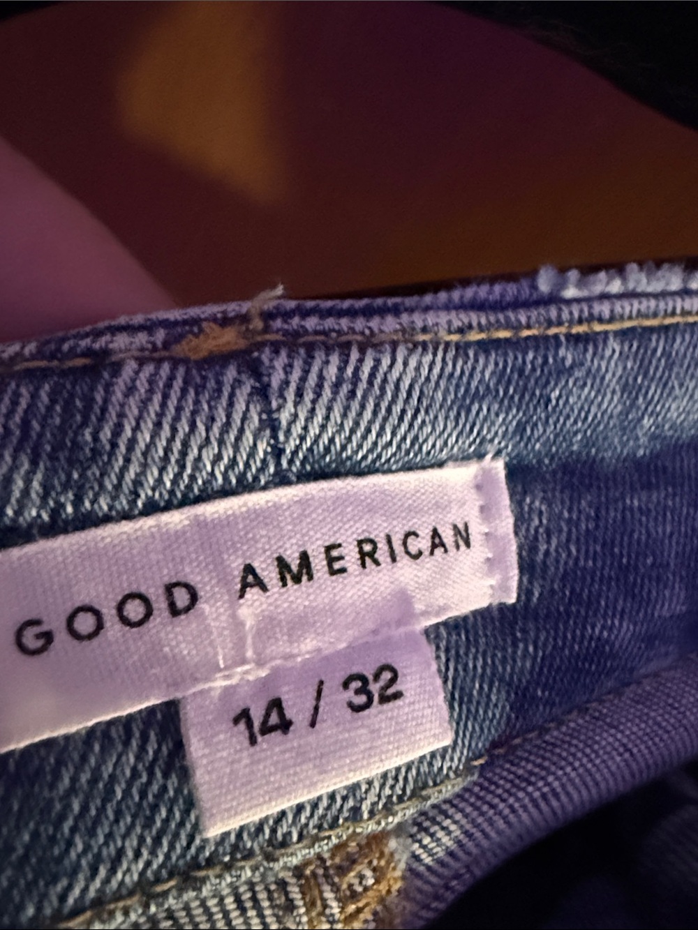 Good American Women’s Light Wash Distressed Jeans - Blue - Picture 7 of 12
